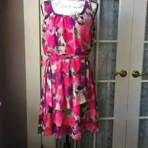 Maggy London faux wrap dress